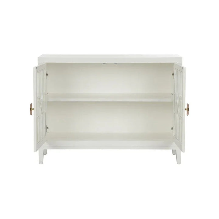 Silhouette Wooden White Chest - LOOMLAN - Chelsea House - Chests
