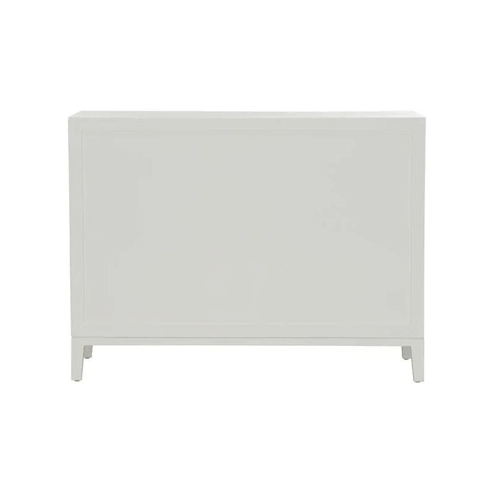 Silhouette Wooden White Chest - LOOMLAN - Chelsea House - Chests