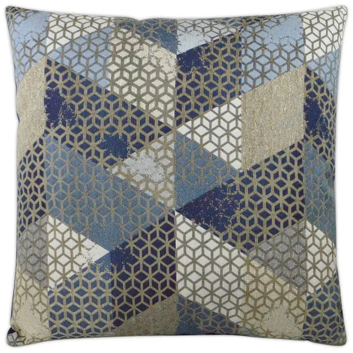 Silicon Blue Throw Pillow With Insert - LOOMLAN - D.V. Kap - Throw Pillows