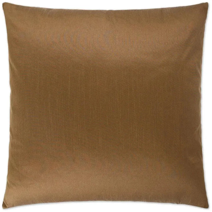 Silkish Toast Brown Throw Pillow With Insert - LOOMLAN - D.V. Kap - Throw Pillows