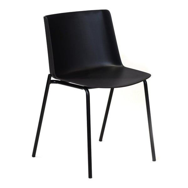  Silla Black Outdoor Dining Chair Moe' Home