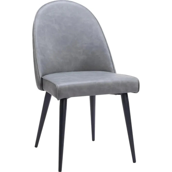Silloth Steel Armless Dining Chair 2PC - LOOMLAN - Zuo Modern - Dining Chairs