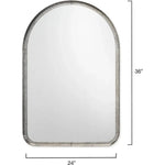 Silver Arch Wall Mirror