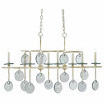 Silver Granello Sethos Silver Rectangular Chandelier