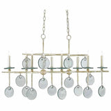 Silver Granello Sethos Silver Rectangular Chandelier