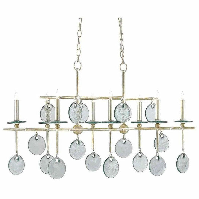 Silver Granello Sethos Silver Rectangular Chandelier