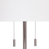 Silver Iron Lincoln Floor Lamp Floor Lamps LOOMLAN By Jamie Young