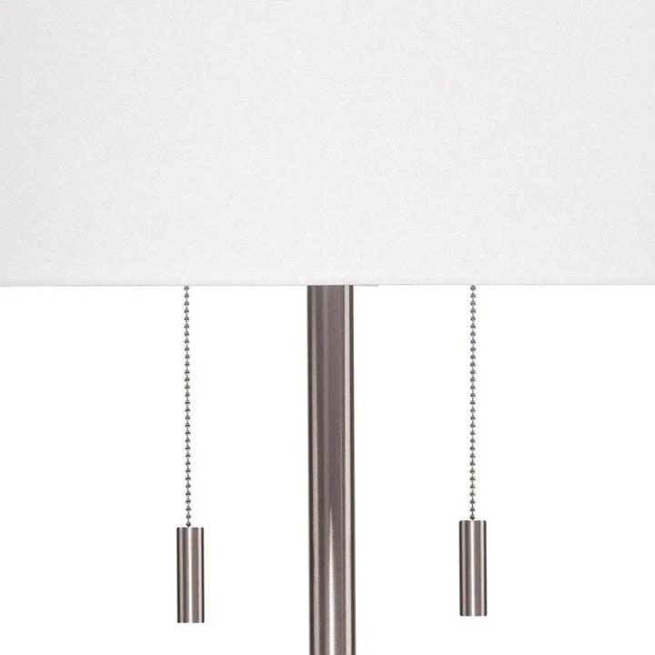 Silver Iron Lincoln Floor Lamp-Floor Lamps-Jamie Young-LOOMLAN