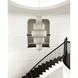 Silver Leaf Bevilacqua Large Chandelier