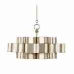 Silver Leaf Grand Lotus Silver Small Chandelier