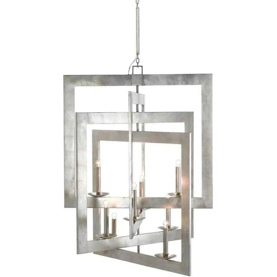 Silver Leaf Middleton Grand Chandelier