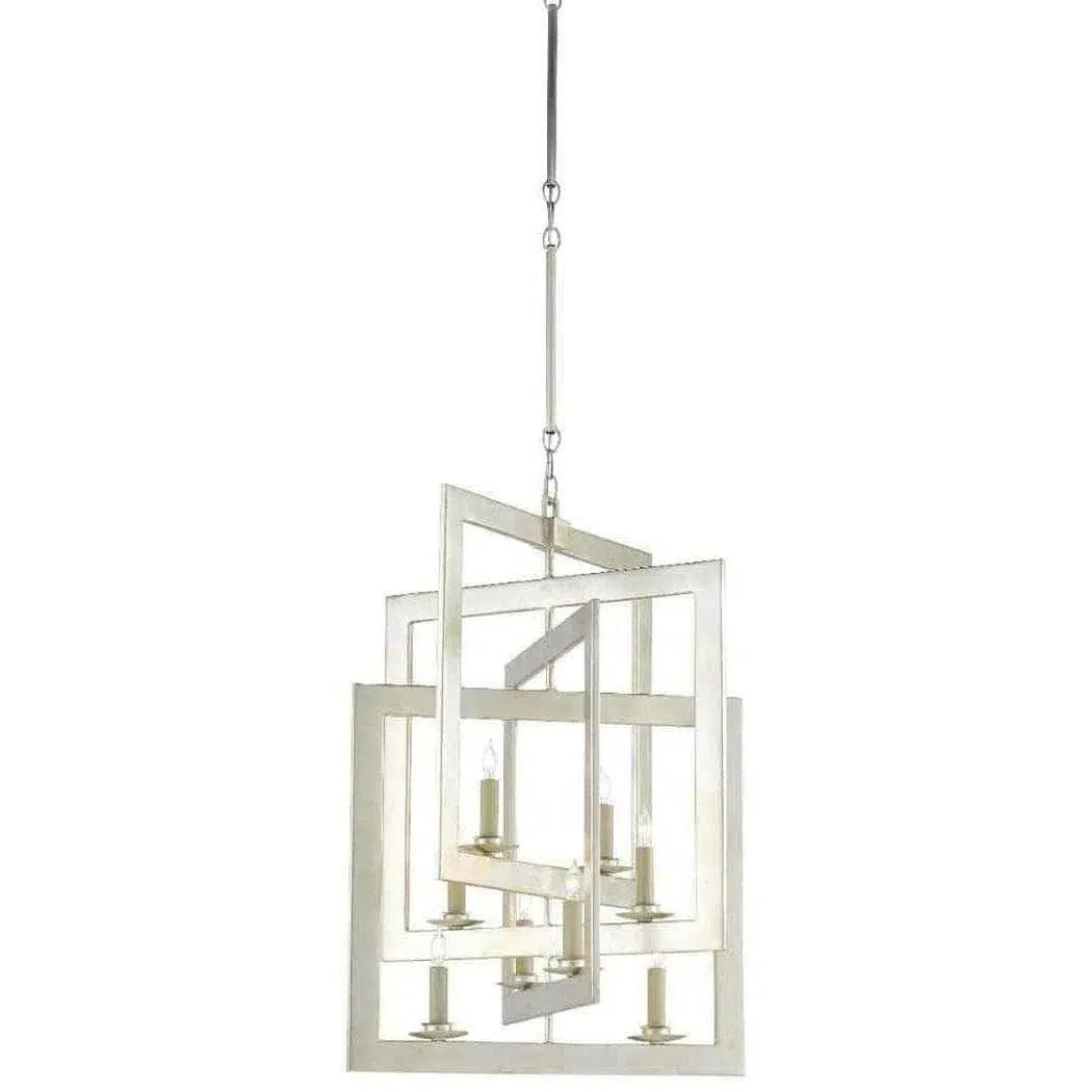 Silver Leaf Middleton Silver Small Chandelier