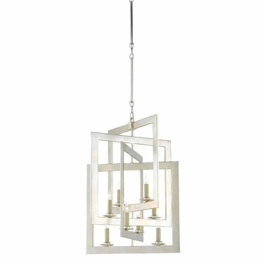 Silver Leaf Middleton Silver Small Chandelier