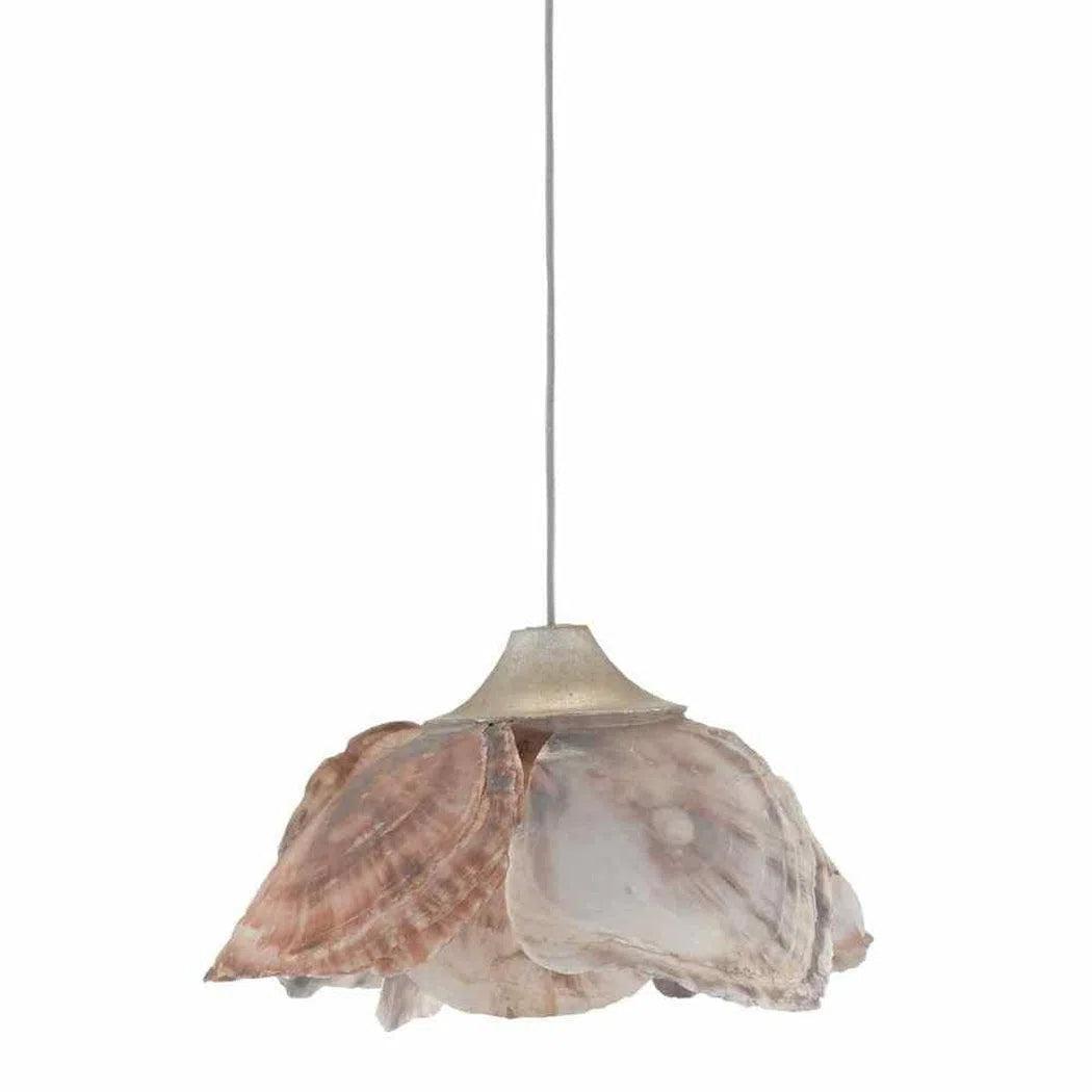 Silver Leaf Shell Catrice 1-Light Multi-Drop Pendant