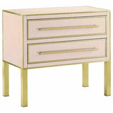 Silver Peony Arden Pink Chest Accent Cabinet