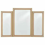 Silver Peony Satin Brass Arden Pink Vanity Mirror