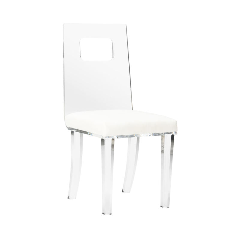 Simon Acrylic Frame Chair-Dining Chairs-Chelsea House-LOOMLAN