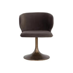 Simone Fabric Swivel Dining Chair