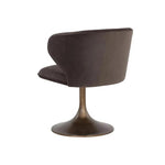 Simone Fabric Swivel Dining Chair