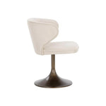 Simone Fabric Swivel Dining Chair