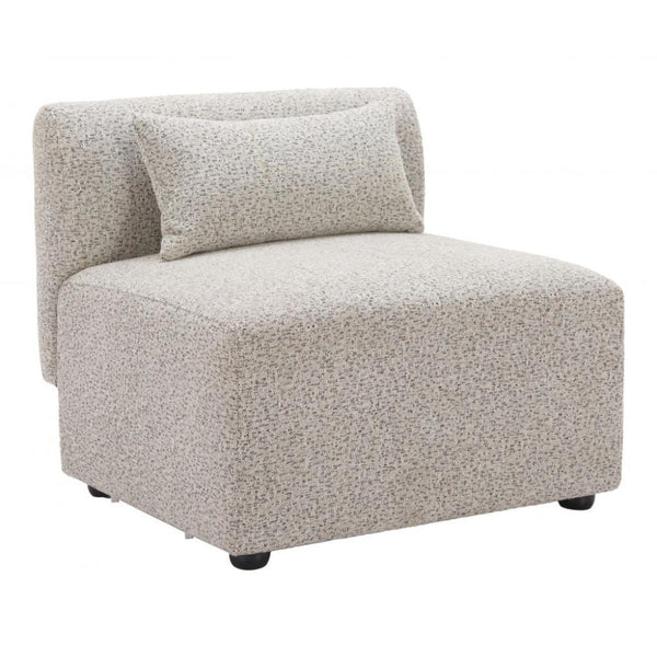 Simu Textured Fabric Middle Chair