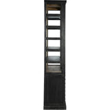 Single Balmoral Wooden Black Display Cabinet-Accent Cabinets-Furniture Classics-LOOMLAN