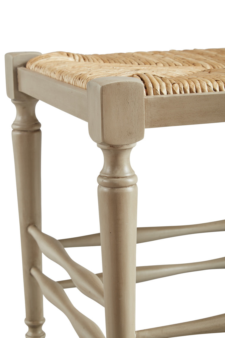 Single Seat Reed Bench-Bedroom Benches-Furniture Classics-LOOMLAN