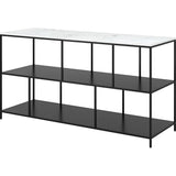 Singularity Console Table White & Black