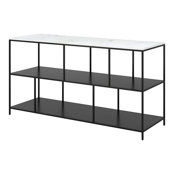 Singularity Console Table White & Black Console Tables LOOMLAN By Zuo Modern