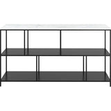 Singularity Console Table White & Black Console Tables LOOMLAN By Zuo Modern