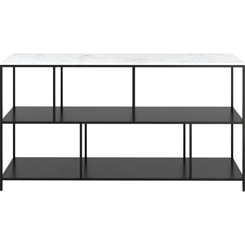 Singularity Console Table White & Black