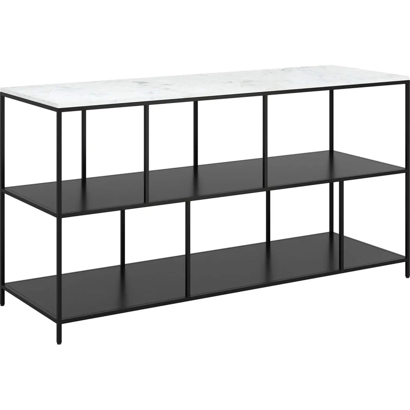 Singularity Console Table White & Black Console Tables LOOMLAN By Zuo Modern