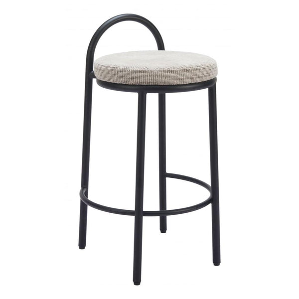 Sisal Chenille Fabric Counter Stool 2PC