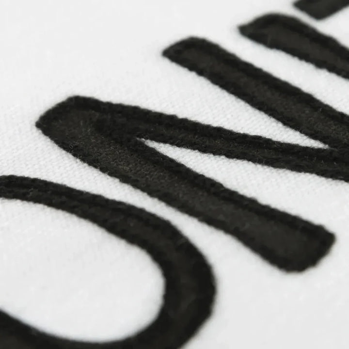 Skye Black Words Decorative Couch Pillows Down Insert - LOOMLAN - LOOMLAN - Throw Pillows