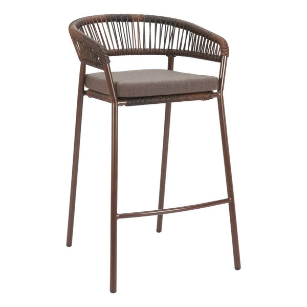 Skye Olefin Fabric Outdoor Barstool 2PC