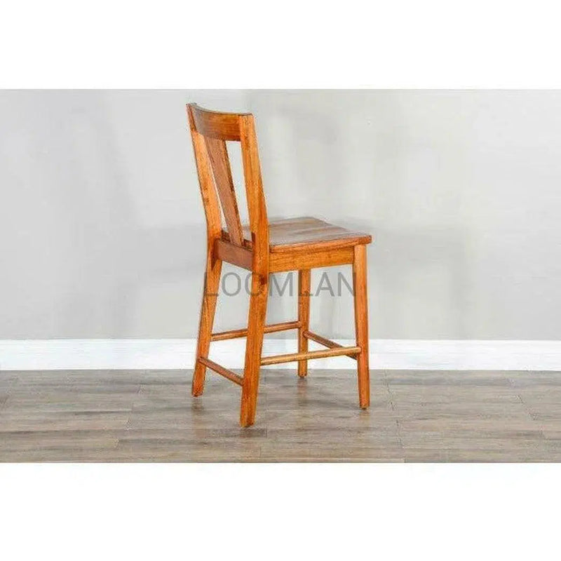 Slatback Counter Height Barstool Cinnamon