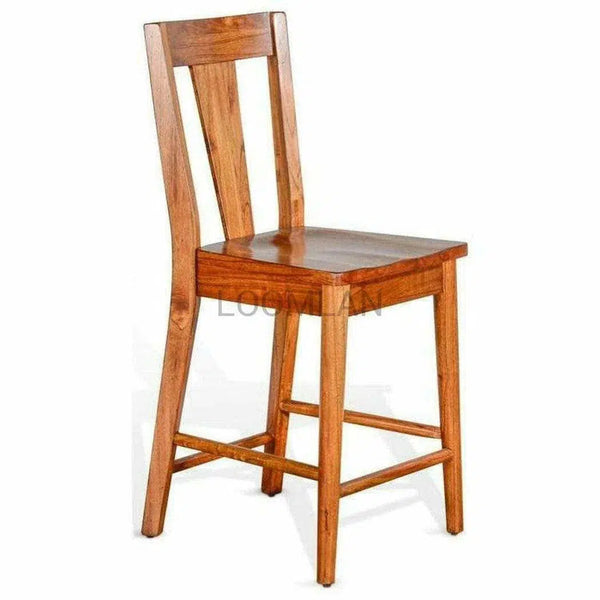 Slatback Counter Height Barstool Cinnamon