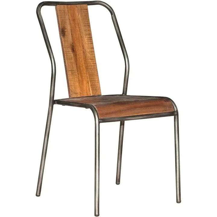 Slatback Metal Dining Chair (Set Of 4) - LOOMLAN - LH Imports - Dining Chairs