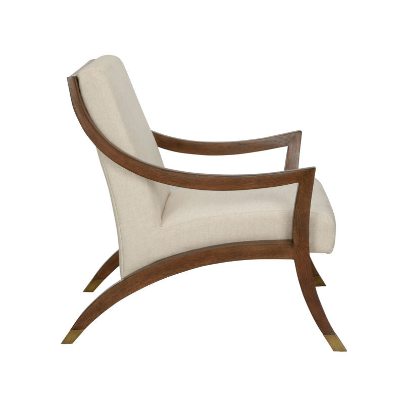 Sling Wooded Frame Lounge Chair-Accent Chairs-Wildwood-LOOMLAN