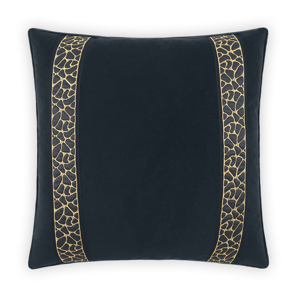 Sloane Pillow - Black-Throw Pillows-D.V. KAP-LOOMLAN
