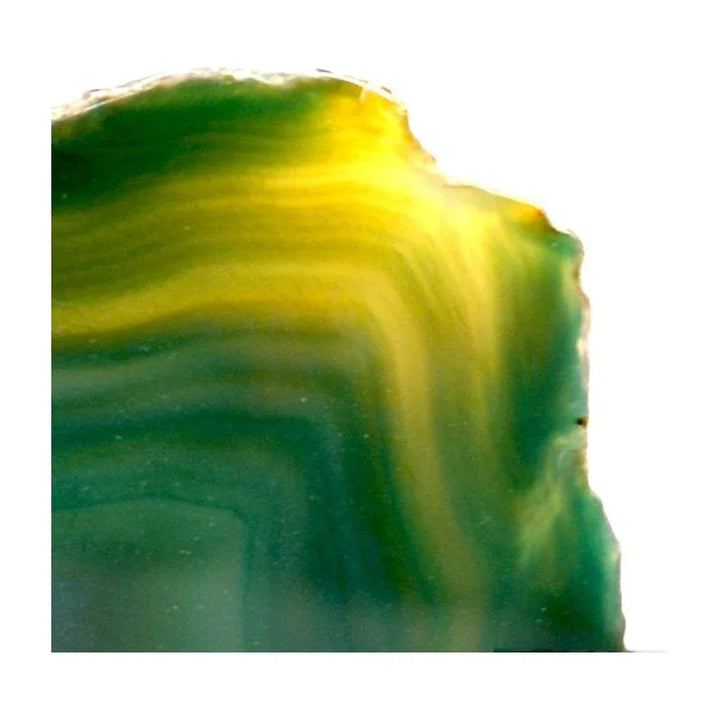 Small Agate On Stand Green Sculpture - LOOMLAN - Chelsea House - Statues & Sculptures