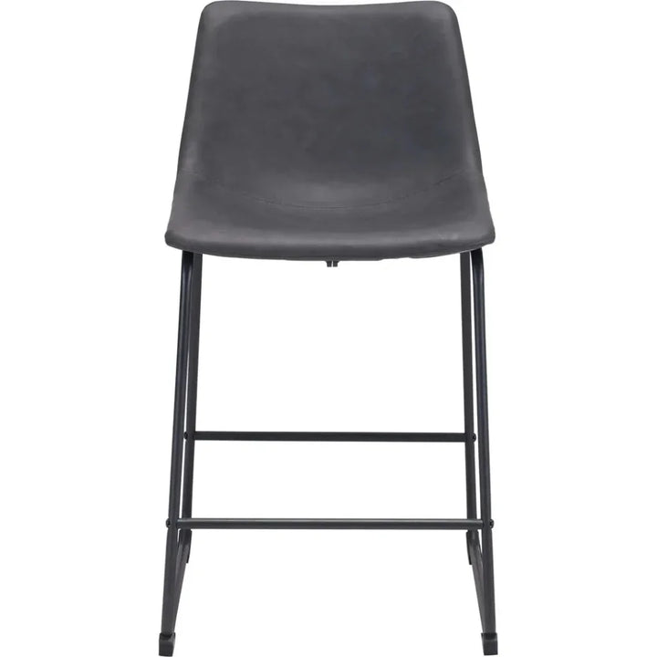 Smart Counter Chair (Set of 2) Charcoal - LOOMLAN - Zuo Modern - Counter Stools