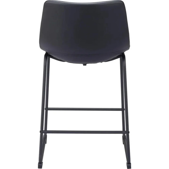 Smart Counter Stool (Set of 2) Black - LOOMLAN - Zuo Modern - Counter Stools