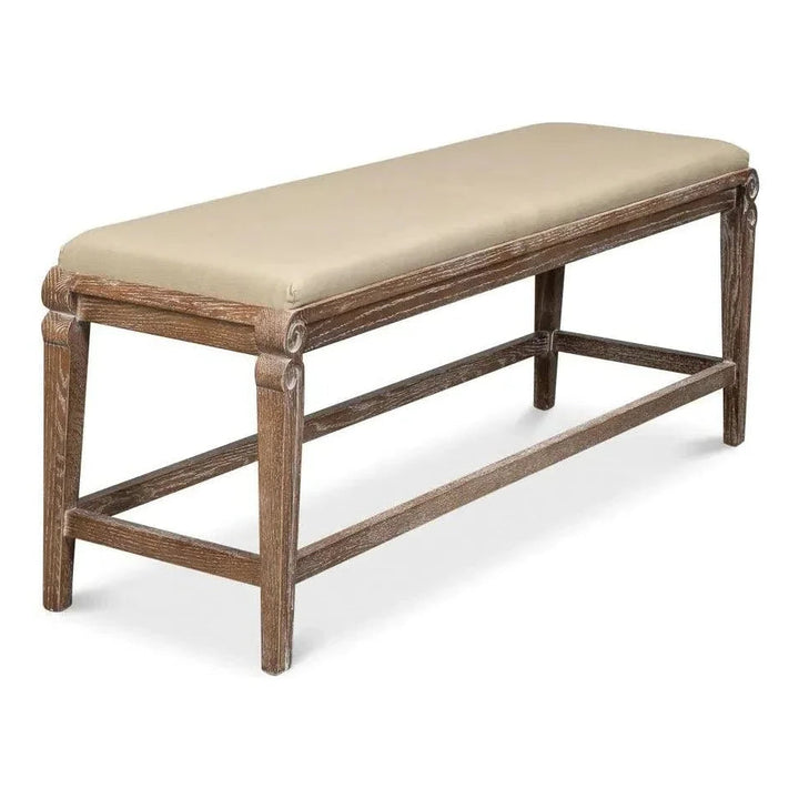 Smith Building Parlor Bench Seat For Bedroom - LOOMLAN