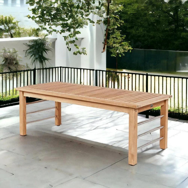 SoHo Rectangular Teak Outdoor Coffee Table