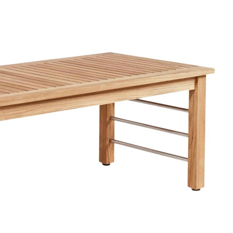 SoHo Rectangular Teak Outdoor Coffee Table