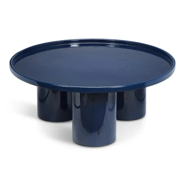 Sofia Enamel Round Coffee Table - LOOMLAN - Urbia - Coffee Tables