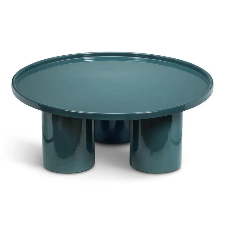 Sofia Enamel Round Coffee Table - LOOMLAN - Urbia - Coffee Tables