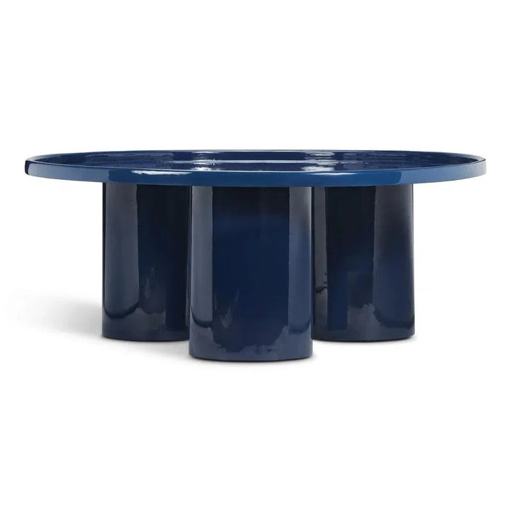Sofia Enamel Round Coffee Table - LOOMLAN - Urbia - Coffee Tables