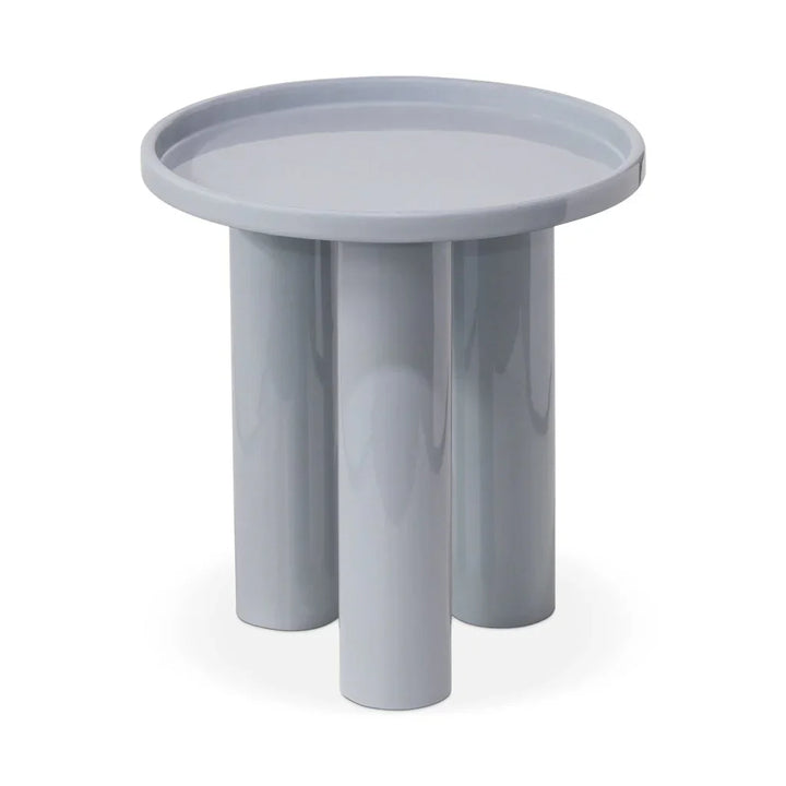 Sofia Enamel Round End Table - LOOMLAN - Urbia - Side Tables